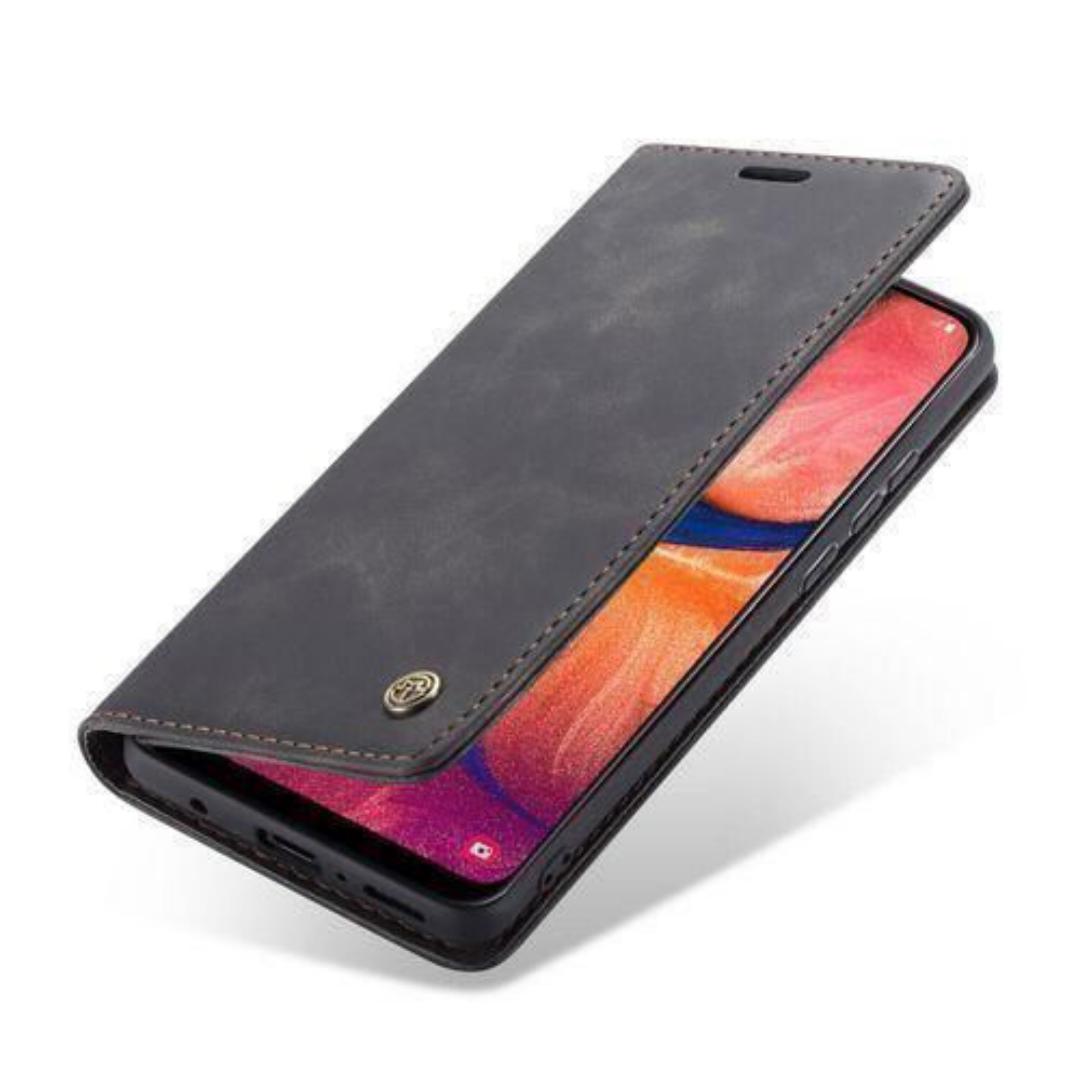 Caseme SAMSUNG A35 5G LEATHER FLIP COVER WITH KICKSTAND, MAGNETIC CLOSURE AND CARD POCKET