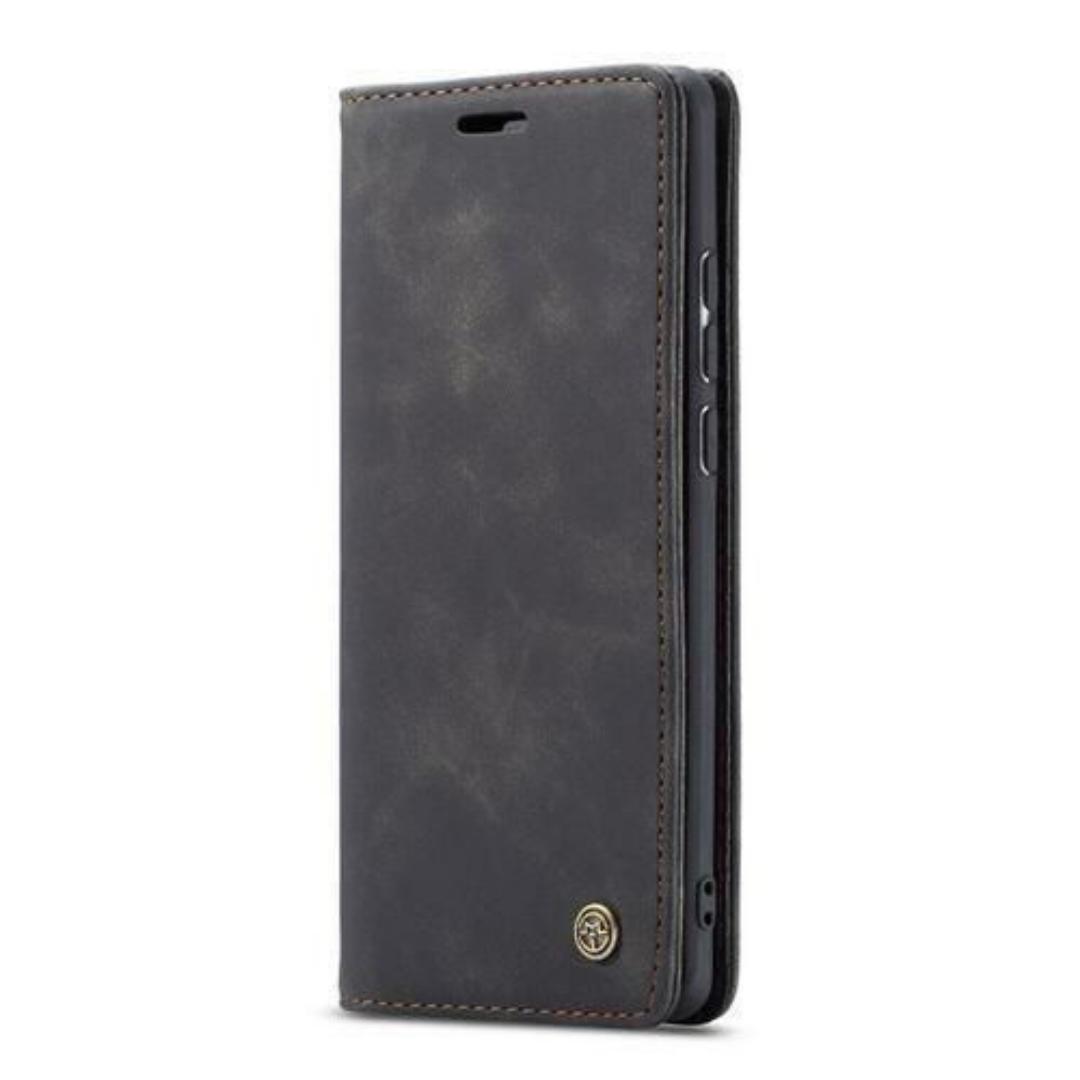 Caseme SAMSUNG A35 5G LEATHER FLIP COVER WITH KICKSTAND, MAGNETIC CLOSURE AND CARD POCKET