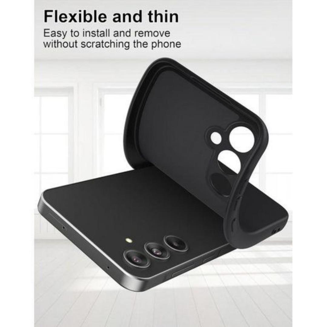 Samsung Galaxy M55 5G/ M55s 5G/ F55 5G Phone Case/cover Liquid Silicone, All side shockproof Thin Slim Soft Rubber Gel Matte TPU