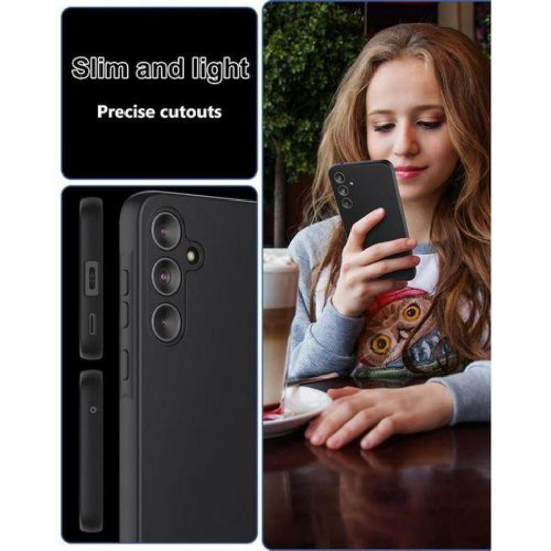 Samsung Galaxy M55 5G/ M55s 5G/ F55 5G Phone Case/cover Liquid Silicone, All side shockproof Thin Slim Soft Rubber Gel Matte TPU