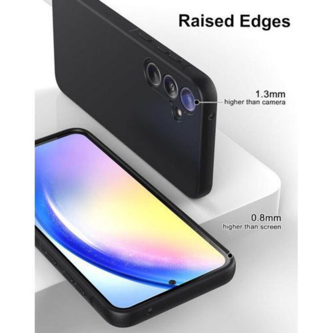 Samsung Galaxy M55 5G/ M55s 5G/ F55 5G Phone Case/cover Liquid Silicone, All side shockproof Thin Slim Soft Rubber Gel Matte TPU