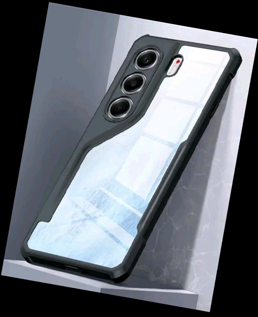 Xundd Xundo Airbag Shockproof Bumper Shell Back Transparent Acrylic + TPU Buffer Case Cover For Tecno Camon 40