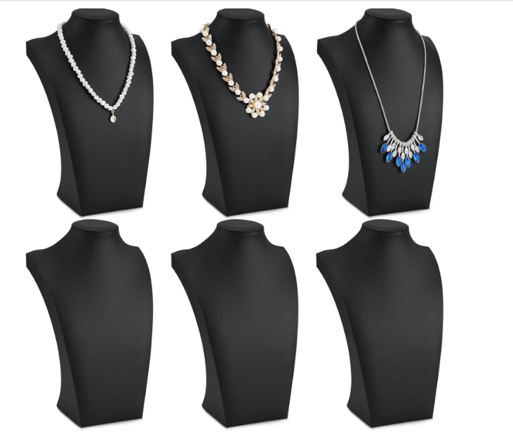 Jewelry Bust Display Necklace Holder Stand Necklace Mannequin Holder for Jewelry Display Trade Show