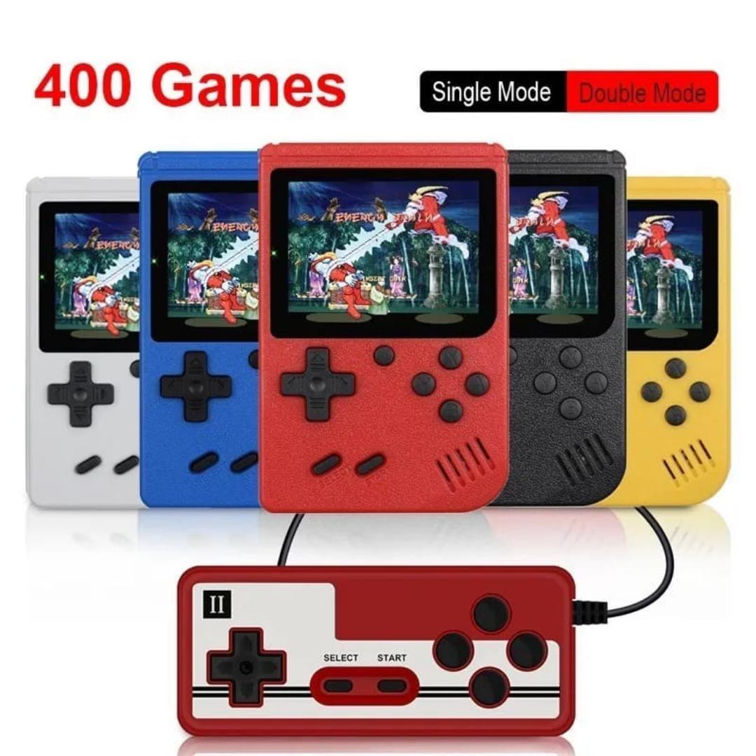 Mini video game console  . In-built 400 games, can support 2 players, can support TV output . Perfect gift for kids