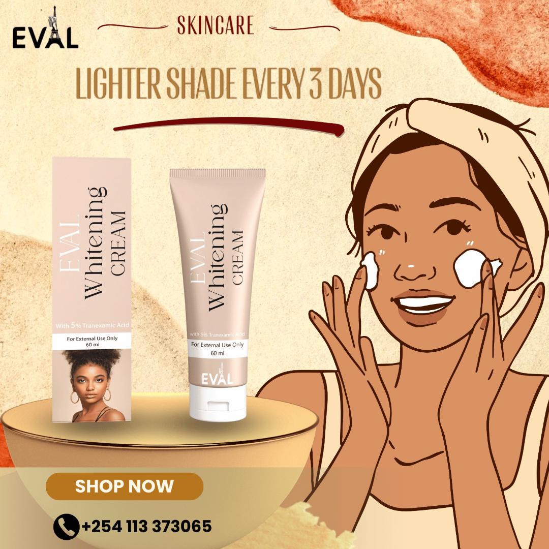EVAL Body Whitening Cream with 5% tranexamic acid 60ml