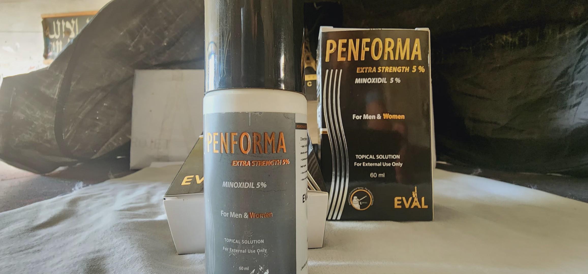 EVAL Penforma Extra Strength 5% Topical Solution MINOXIDIL 5% for men & women