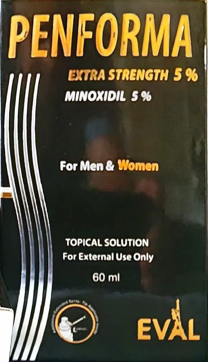 EVAL Penforma Extra Strength 5% Topical Solution MINOXIDIL 5% for men & women
