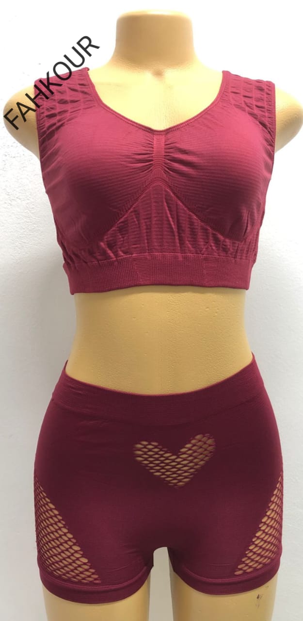 wireless sports bras with a ruched front design and likely featuring removable pads.