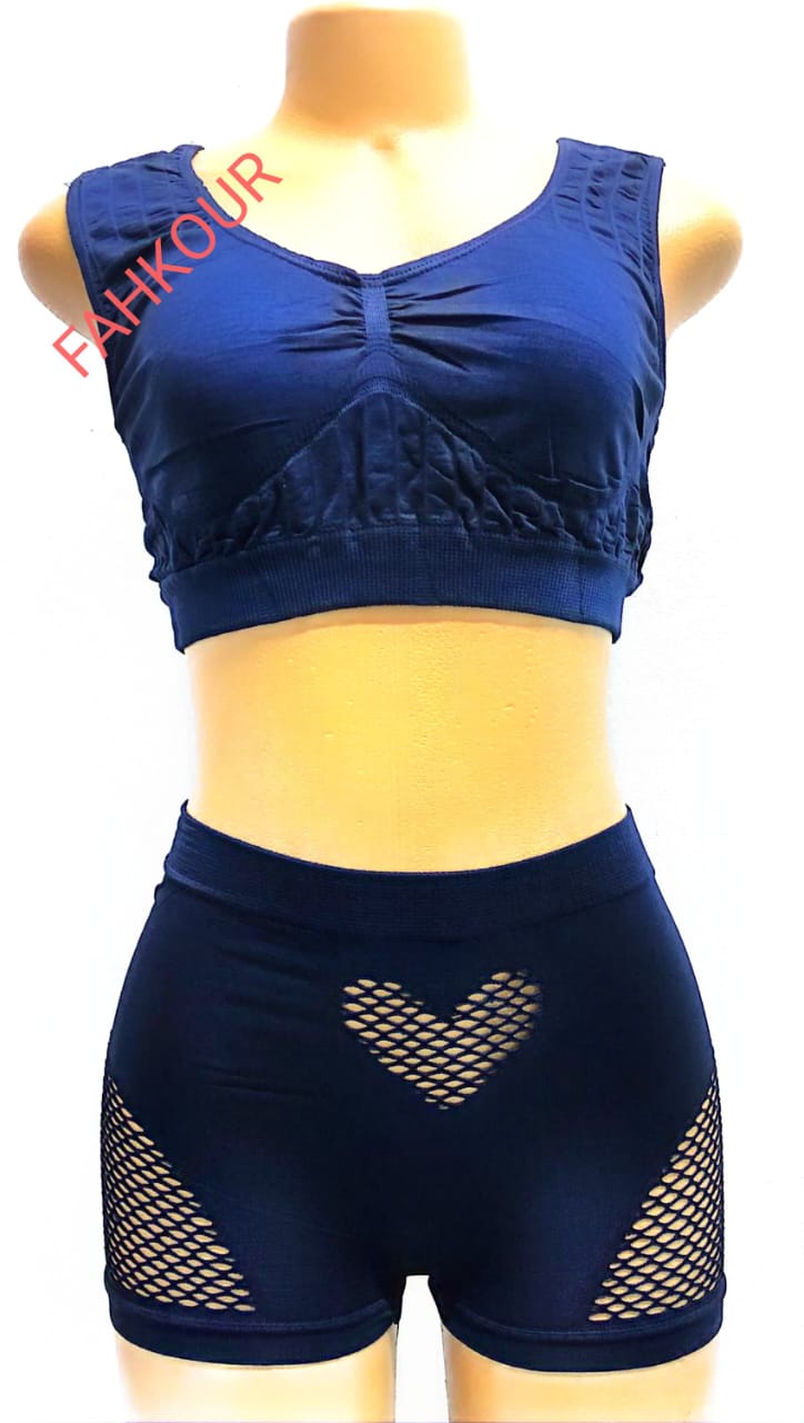 wireless sports bras with a ruched front design and likely featuring removable pads.