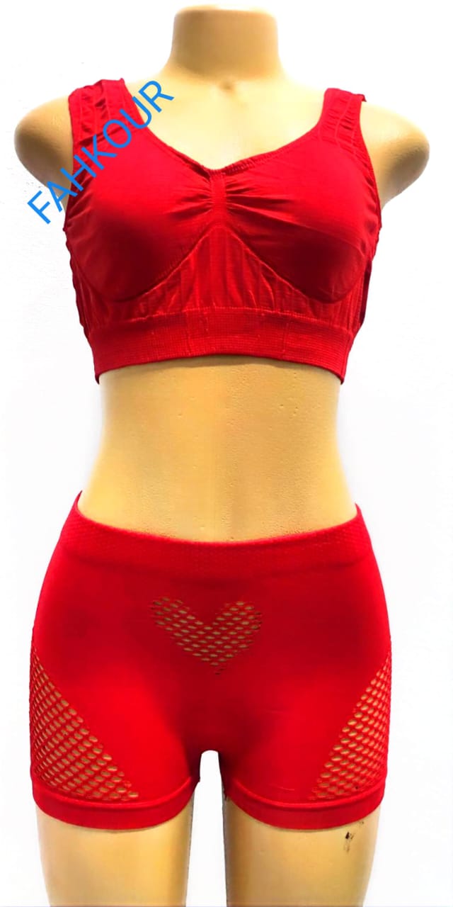 wireless sports bras with a ruched front design and likely featuring removable pads.