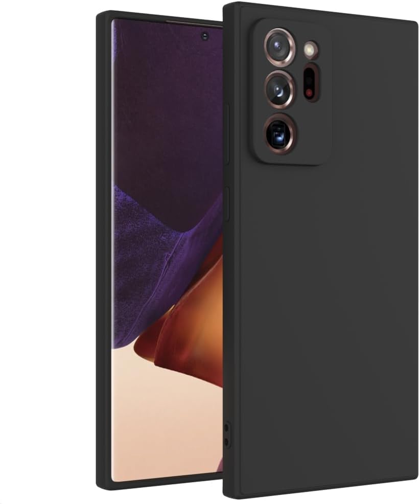 Silicone Case for Samsung Note 20 Ultra, Soft Silicone Gel Rubber with Slim Fit Shockproof Protection, Liquid Silicone Phone Cover for Samsung Galaxy Note 20 Ultra