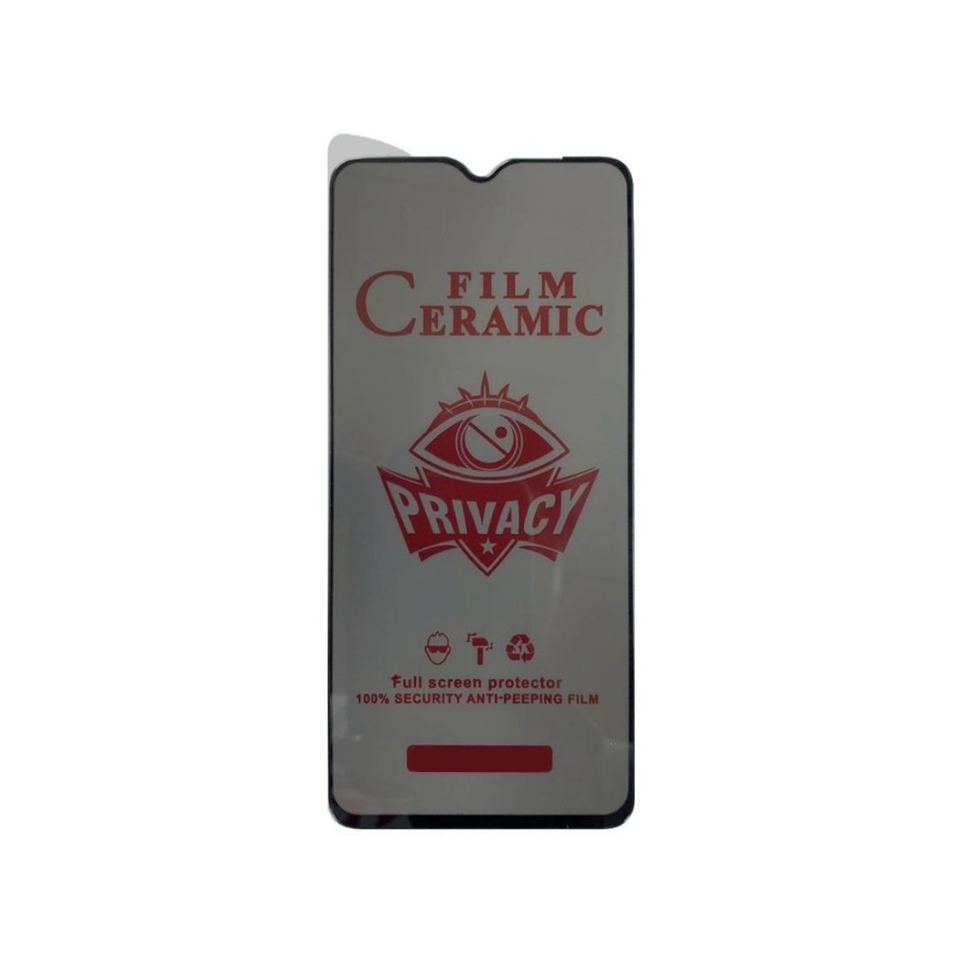 Privacy Screen Protector for Samsung Galaxy A04, Flexible Ceramic Matte Privacy Film, Anti-Spy Anti-Fingerprint Bendable Shock-resistance Screen Protector (Ceramic, NOT GLASS)