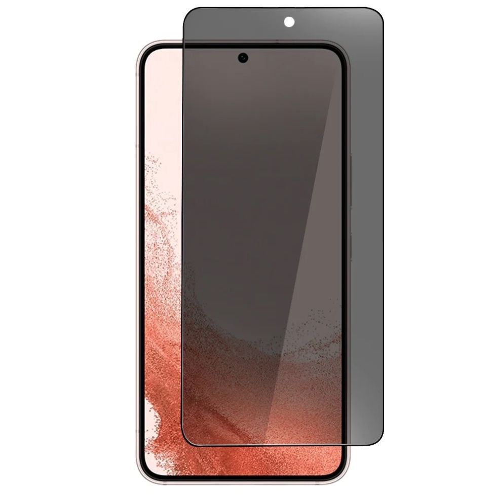 Privacy Screen Protector for Samsung Galaxy S25, Flexible Ceramic Matte Privacy Film, Anti-Spy Anti-Fingerprint Bendable Shock-resistance Screen Protector (Ceramic, NOT GLASS)
