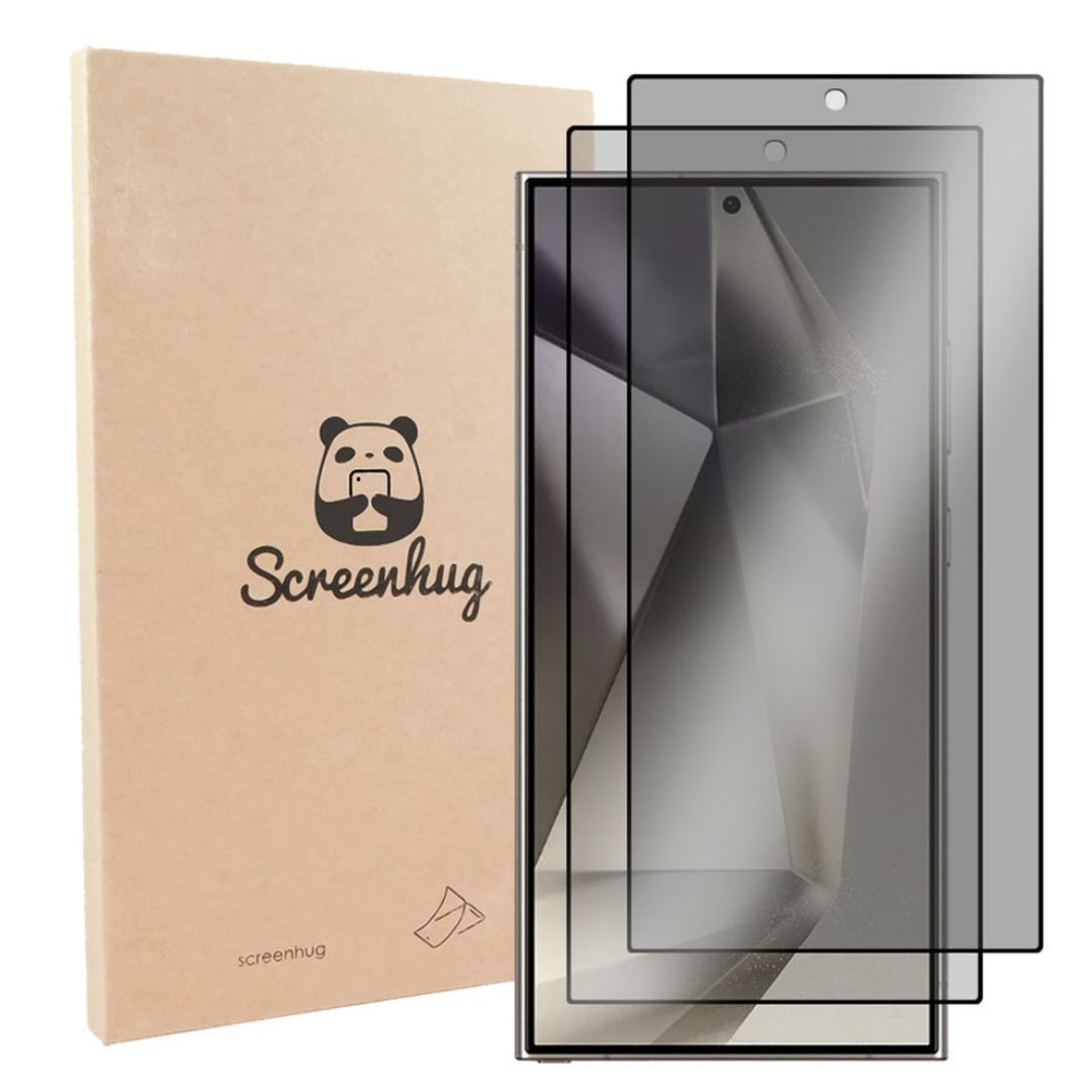 Privacy Screen Protector for Samsung Galaxy S24 Ultra, Flexible Ceramic Matte Privacy Film, Anti-Spy Anti-Fingerprint Bendable Shock-resistance Screen Protector (Ceramic, NOT GLASS)