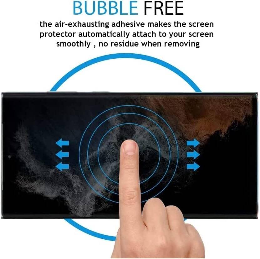 Privacy Screen Protector for Samsung Galaxy S22, Flexible Ceramic Matte Privacy Film, Anti-Spy Anti-Fingerprint Bendable Shock-resistance Screen Protector (Ceramic, NOT GLASS)