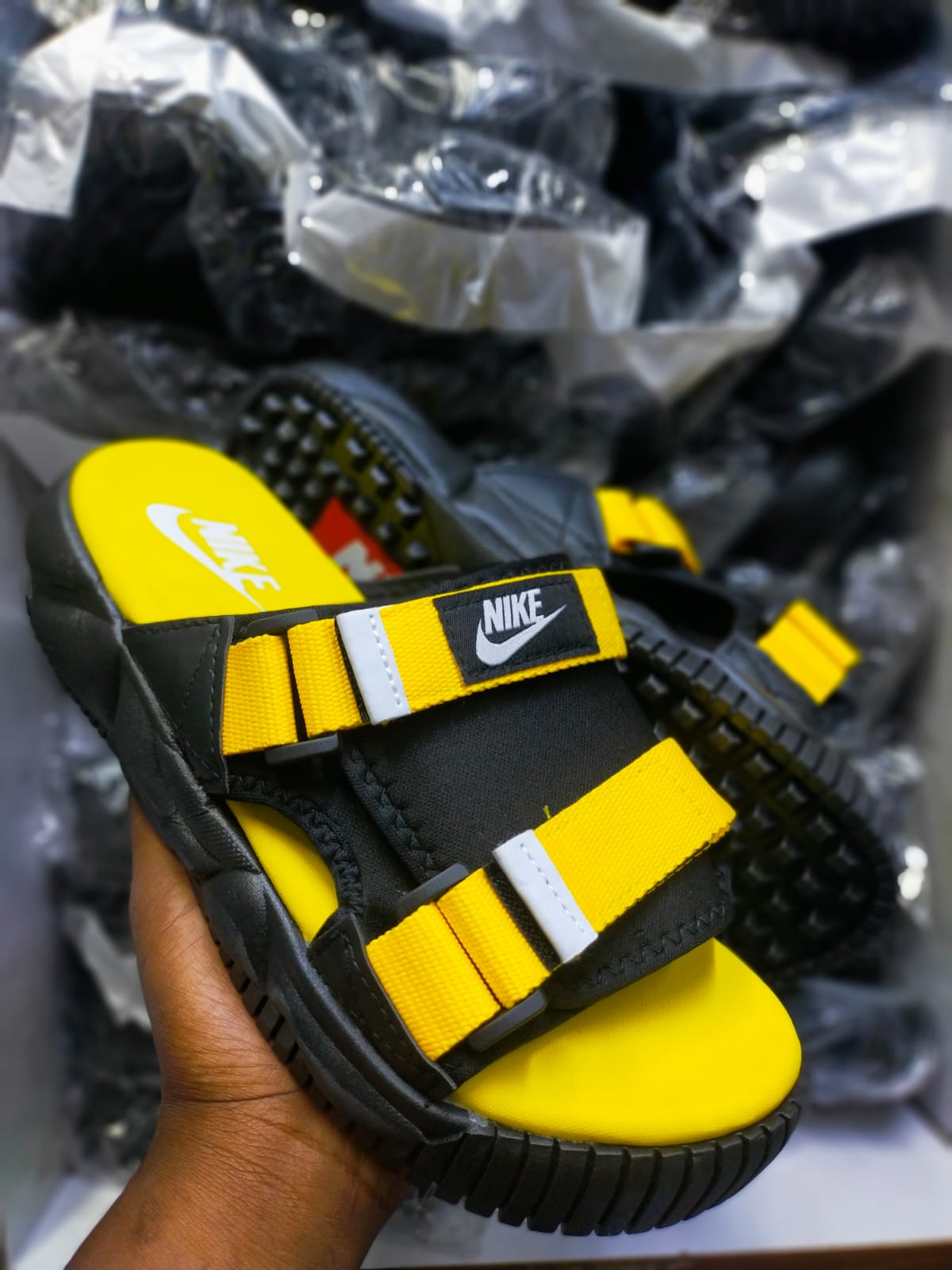 ⚡ NEWEST SLIDES⚡HIGH Quality fashion menswear open slides 🔥 Breathable fashioned slides/ slippers ❤️‍🔥