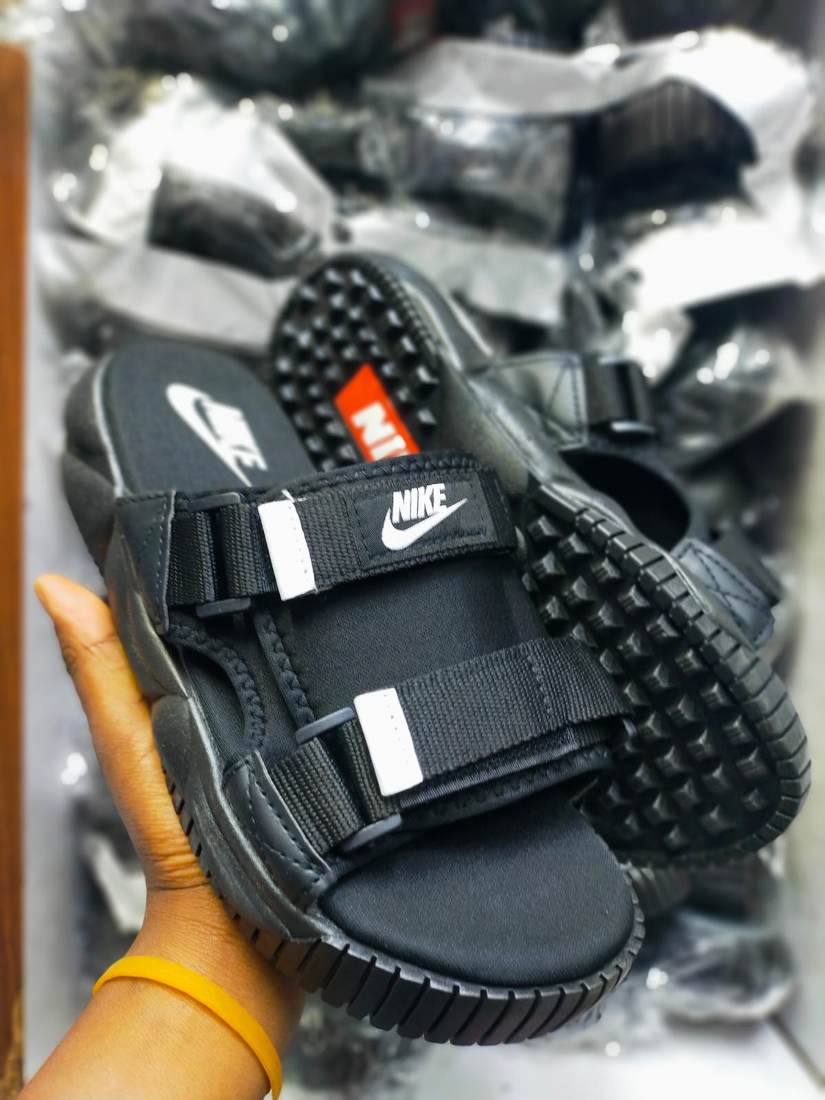 ⚡ NEWEST SLIDES⚡HIGH Quality fashion menswear open slides 🔥 Breathable fashioned slides/ slippers ❤️‍🔥