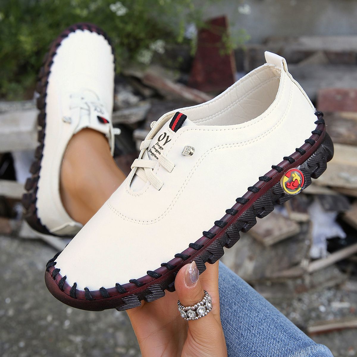 ⚡CUTE ladies loafers🔥High quality ladies/womens official sneakers❤‍🔥all wearing simple cleaning loafers , very cute🥰