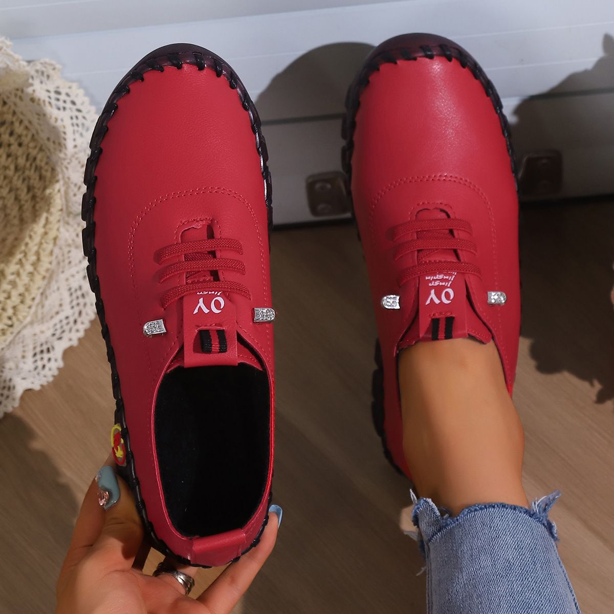 ⚡CUTE ladies loafers🔥High quality ladies/womens official sneakers❤‍🔥all wearing simple cleaning loafers , very cute🥰