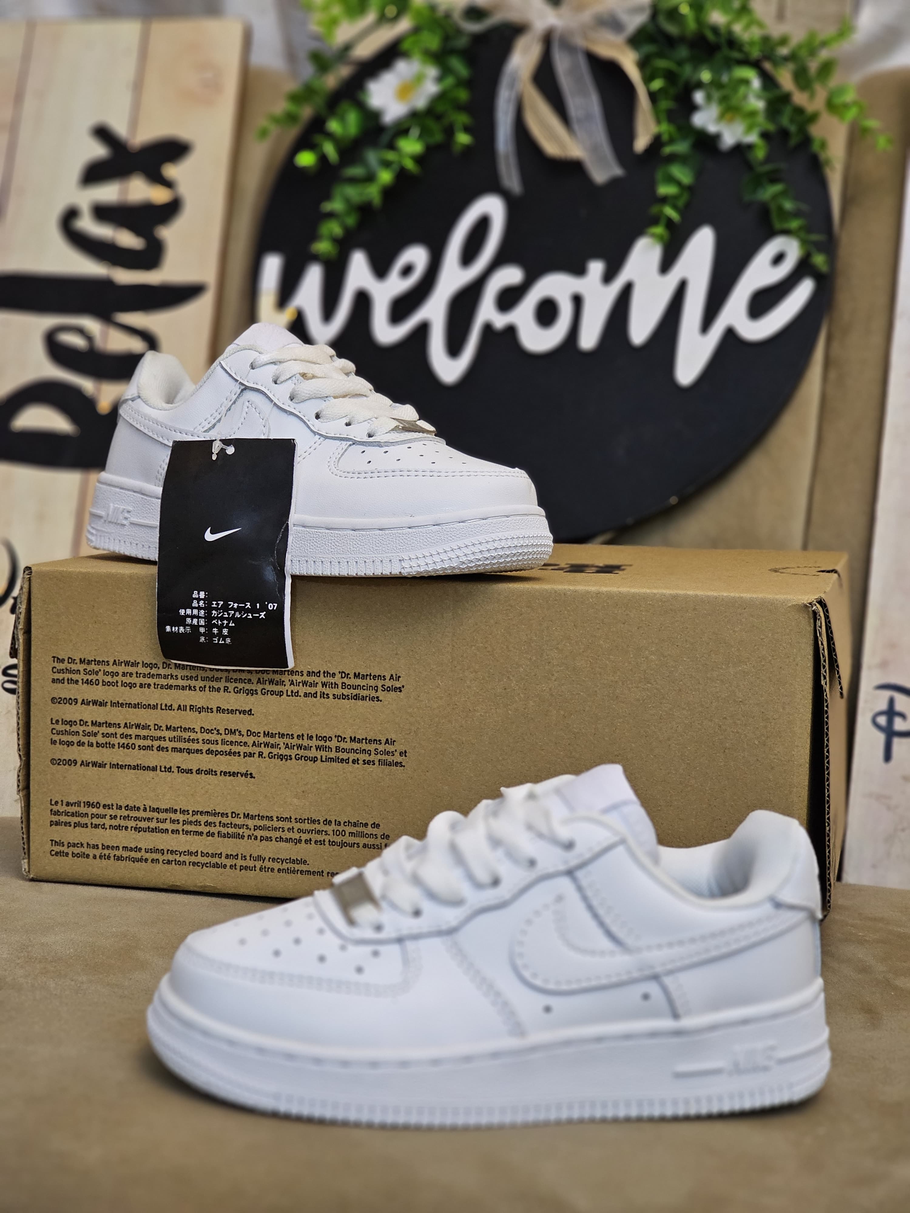 ⚡ORIGINAL/LATEST/ NEW ARRIVAL  KID"S AIR FORCE⚡ high quality Leather unisex Airforce original classic🔥🔥 new design Heavy duty UNISEX SNEAKERS❤‍🔥 very classic and cute when wearing🔥🔥good one❤‍🔥