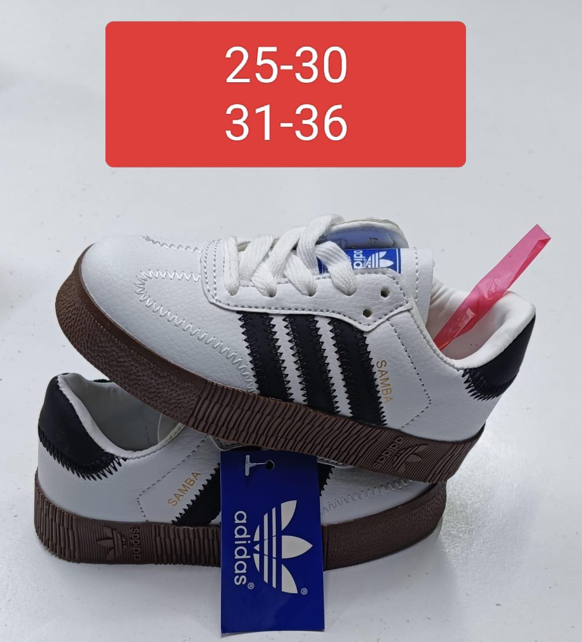 ⚡ORIGINAL KIDS/BABYS UNISEX SAMBA DOUBLE SOLE💯High quality latest new arrival kids samba double sole .The best moving shoe sneakers of the year marketed ❤‍🔥marketed kids shoes🔥very good ,cute 🥰😘