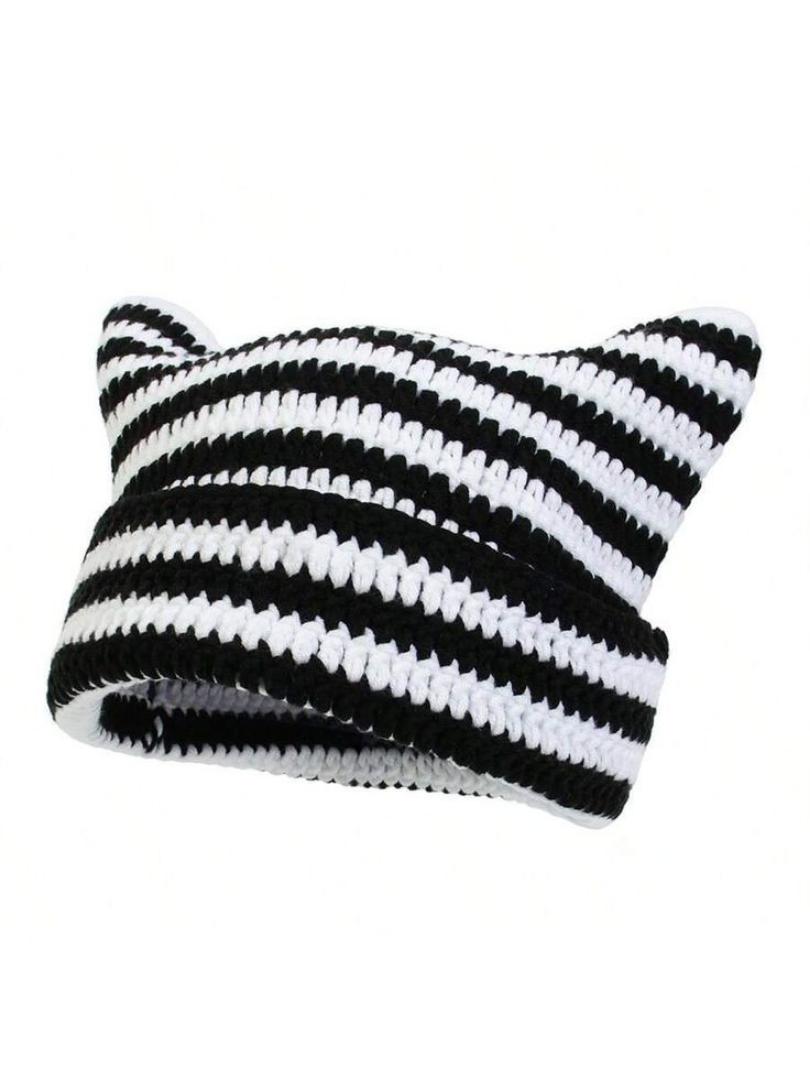UNISEX MEN WOMEN CHILDREN CAT EAR BEANIES BUCKET HATS CROCHET KNIT HATS KOREAN Y2K HIPHOP STYLE