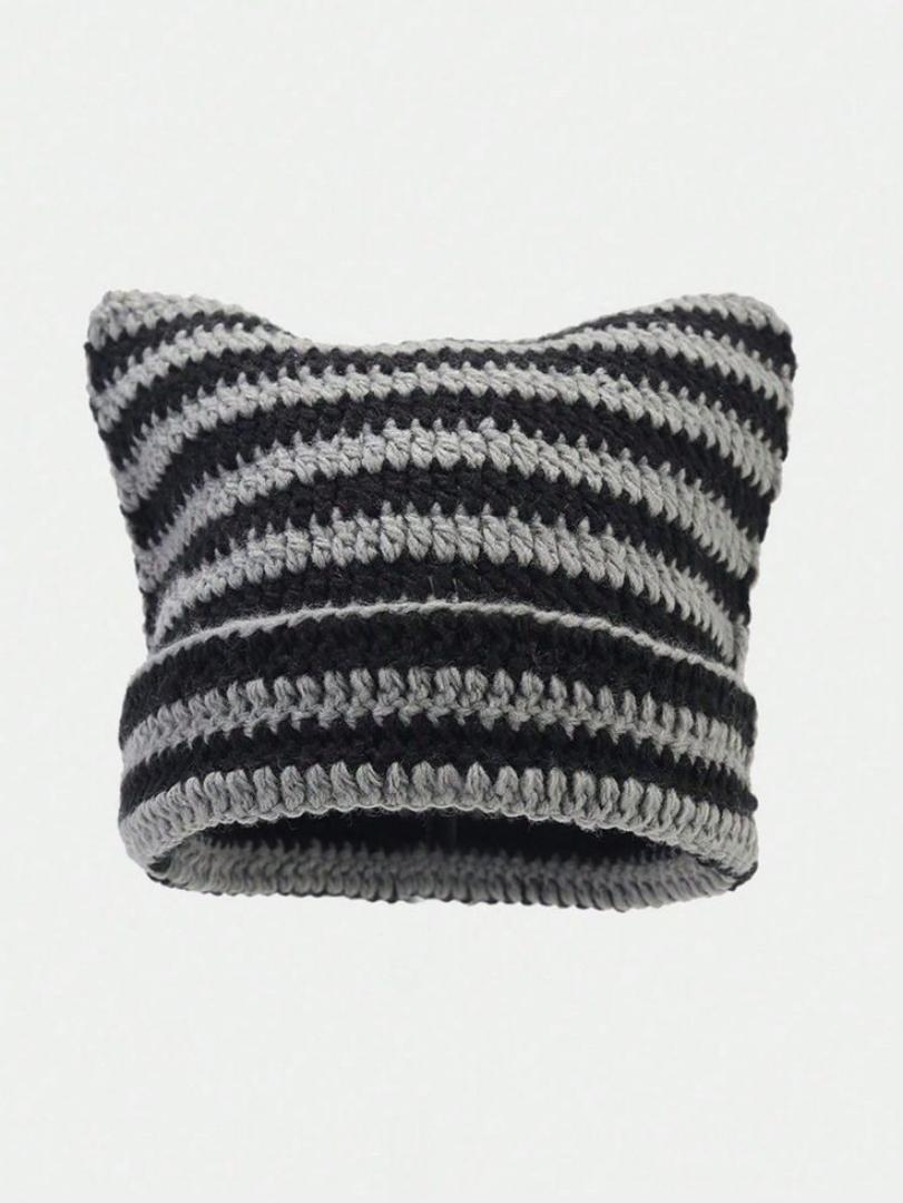UNISEX MEN WOMEN CHILDREN CAT EAR BEANIES BUCKET HATS CROCHET KNIT HATS KOREAN Y2K HIPHOP STYLE
