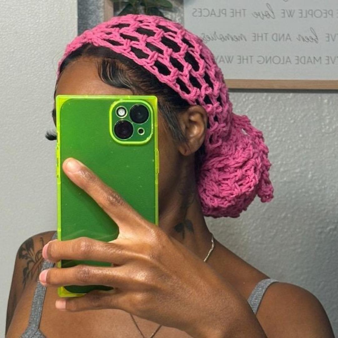 CROCHET HEADWEAR DURAG Y2K AESTHETIC HEADWRAP