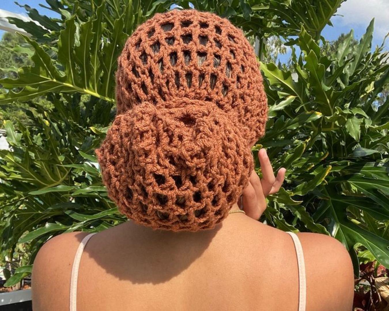 CROCHET HEADWEAR DURAG Y2K AESTHETIC HEADWRAP