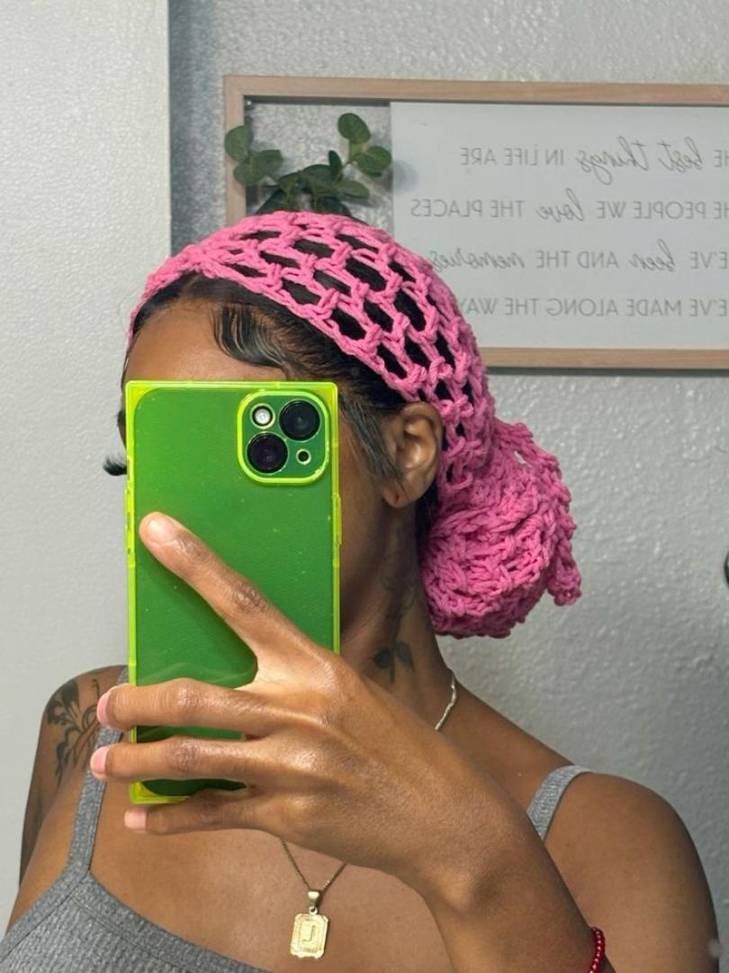 CROCHET HEADWEAR DURAG Y2K AESTHETIC HEADWRAP