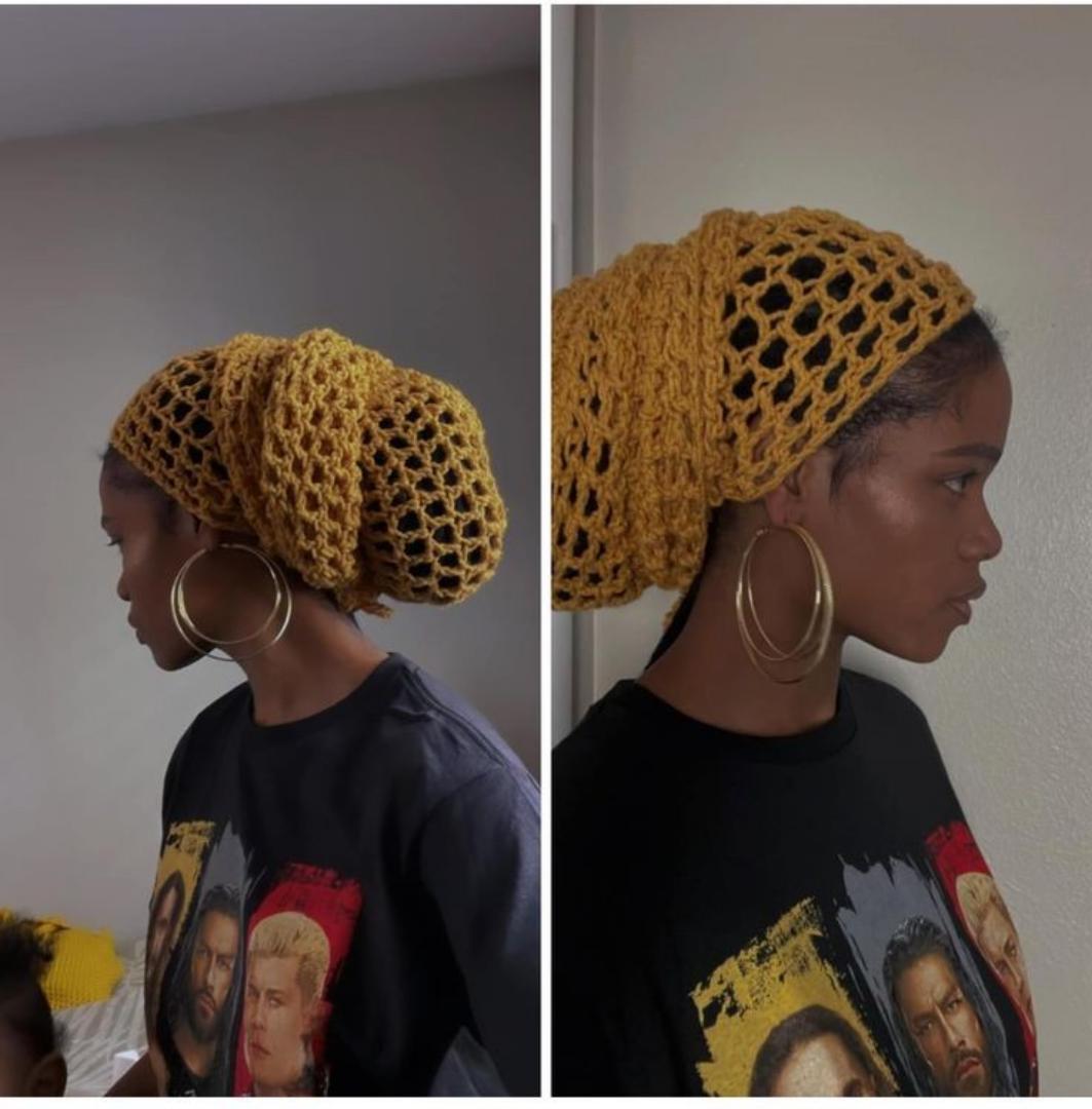 CROCHET HEADWEAR DURAG Y2K AESTHETIC HEADWRAP