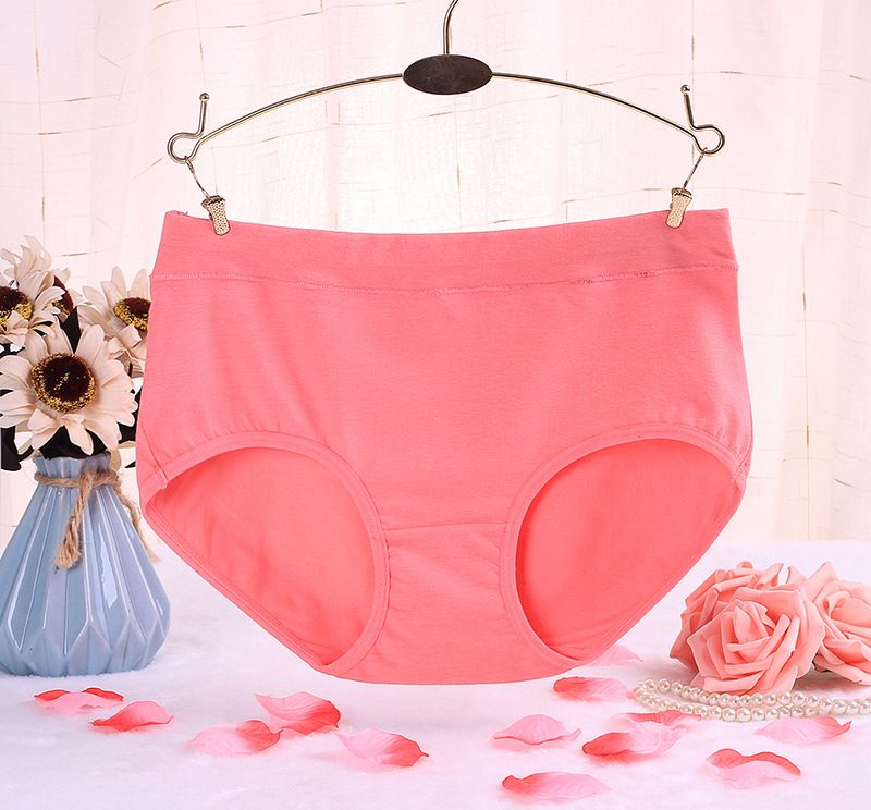 1 PCS Pure Cotton Panties Women Underwear Briefs Plus Size Panties Seamless Solid Calcinhas Girls Sexy Lingeries Panty Ladies
