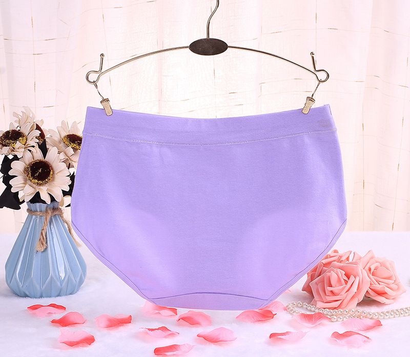 1 PCS Pure Cotton Panties Women Underwear Briefs Plus Size Panties Seamless Solid Calcinhas Girls Sexy Lingeries Panty Ladies