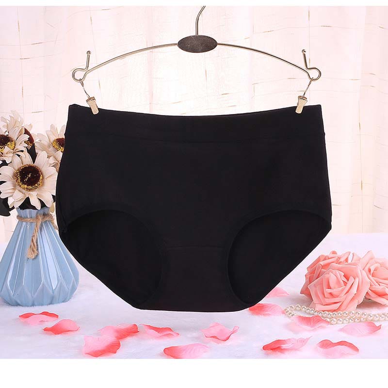 1 PCS Pure Cotton Panties Women Underwear Briefs Plus Size Panties Seamless Solid Calcinhas Girls Sexy Lingeries Panty Ladies