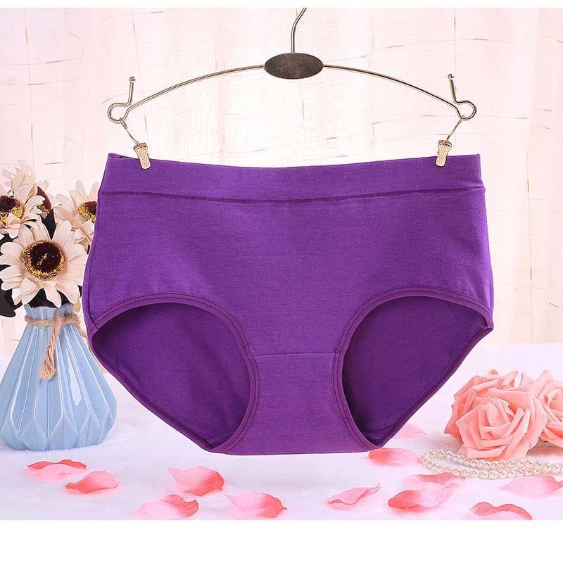 1 PCS Pure Cotton Panties Women Underwear Briefs Plus Size Panties Seamless Solid Calcinhas Girls Sexy Lingeries Panty Ladies