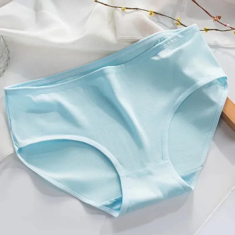 1 PCS Pure Cotton Panties Women Underwear Briefs Plus Size Panties Seamless Solid Calcinhas Girls Sexy Lingeries Panty Ladies