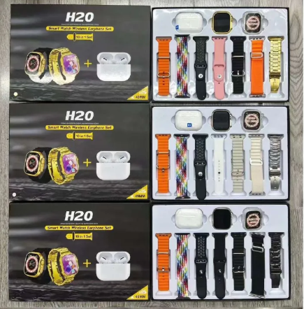 S9 Ultra Smart watch wireless earphone set Men Women Smart Watch H30 H20 H12 Touch Smartwatches Waterproof Sports Men Wrist Watch Bluetooth Original Heart Rate Smart Bracelet Smart Band Unisex Watch
