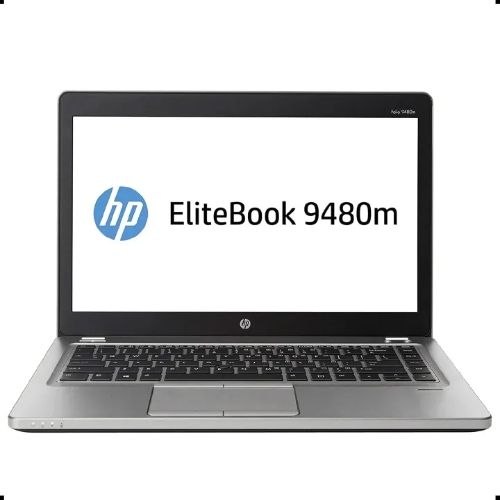 Refurbished HP EliteBook 9480M Laptop Intel Core i5 8GB RAM 256GB SSD 14" Display Notebook