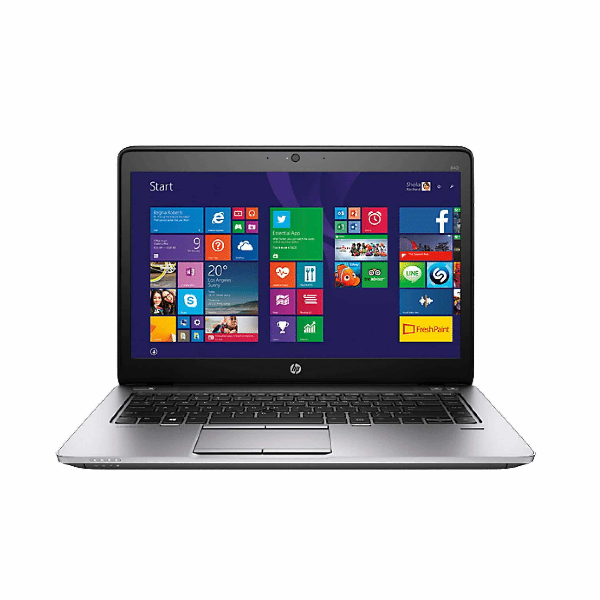 Refurbished Hp Elitebook 840 G1 Laptop Intel Core i5 4th Gen 8GB 256GB SSD 14" inch Display Notebook Laptops Computer Windows Office