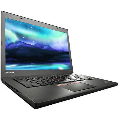 Refurbished Lenovo ThinkPad T450 Laptop Intel Core i5 8GB RAM 256GB SSD 14" Display Notebook