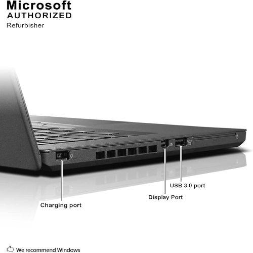 Refurbished Lenovo ThinkPad T450 Laptop Intel Core i5 8GB RAM 256GB SSD 14" Display Notebook