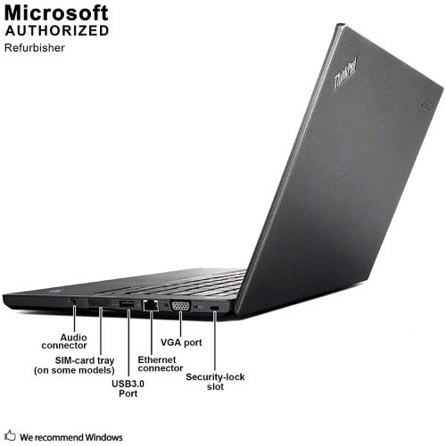 Refurbished Lenovo ThinkPad T440 Laptop Intel Core i5 8GB RAM 256GB SSD 14" Display Notebook