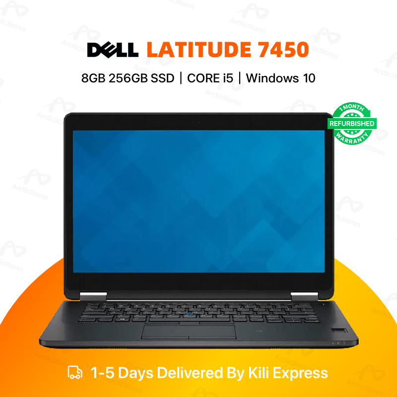 Refurbished Dell Latitude E7450 Laptop Intel Core i5 8GB RAM 256GB SSD 14" Display Notebook