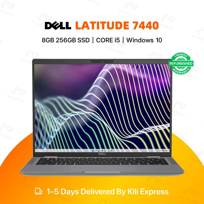 Refurbished Laptop Dell Latitude 7440 Notebook Computer  Intel Core i5 4th Generation 8G RAM  256GB SSD Storage