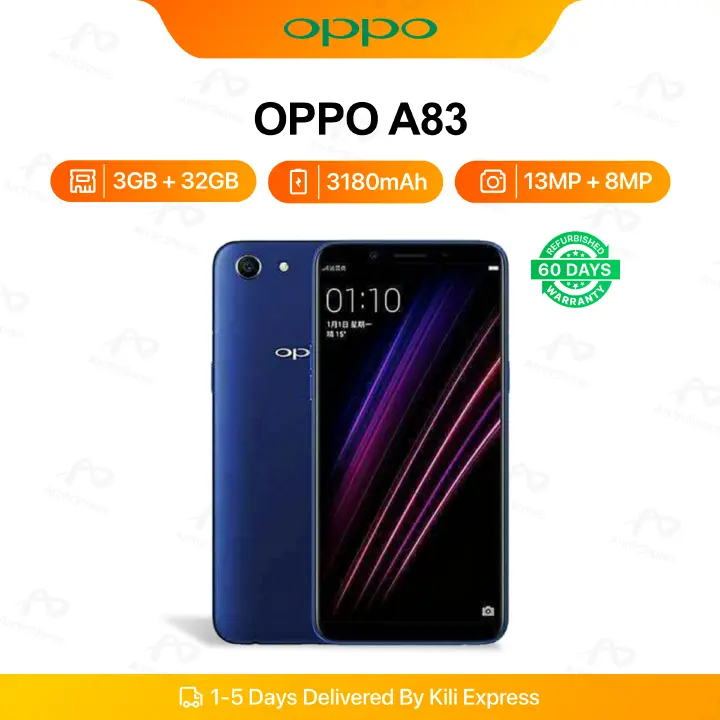 Refurbished OPPO A83 3GB RAM 32GB ROM 3180mAh Dual SIM 8MP+13MP 5.7"  Android Smartphones/Mobile Phones