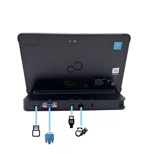 Refurbished FUJITSU ARROWS Tab Q508/SE 4GB RAM 128GB eMMC Intel X7 Z8700 10.1" Screen LTE network card reserved GPS antenna-4G antenna interface Supports waterproof and dustproof Laptops/Notebooks