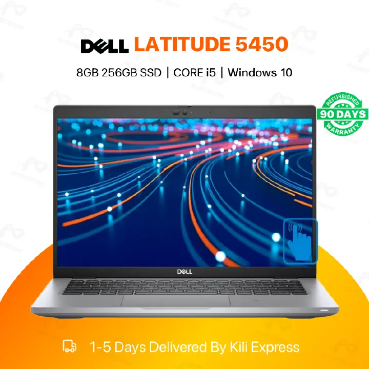 Refurbished Dell Latitude 5450 Laptop Intel Core i5 8GB RAM 256GB SSD 14" Display Notebook