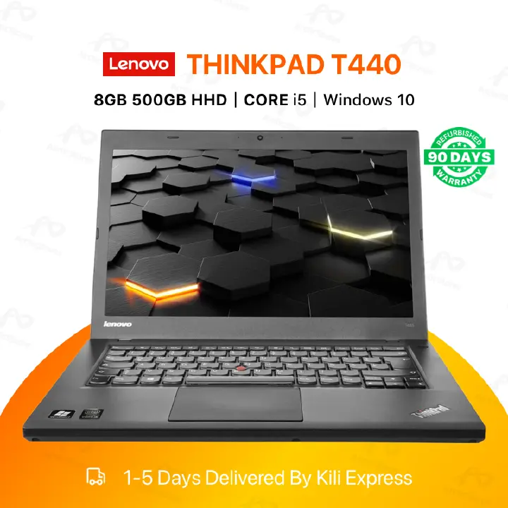 Refurbished Lenovo ThinkPad T440 Laptop Intel Core i5 8GB RAM 500GB SSD 14" Display Notebook