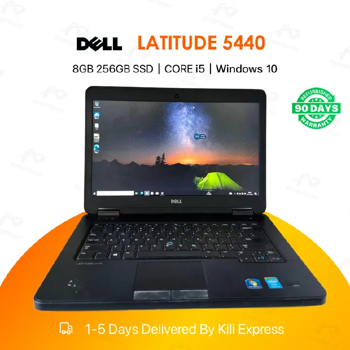 Refurbished Dell Latitude 5440 Intel Core i5 4th Gen 8GB RAM 256GB SSD 14” FHD Display Business Laptop