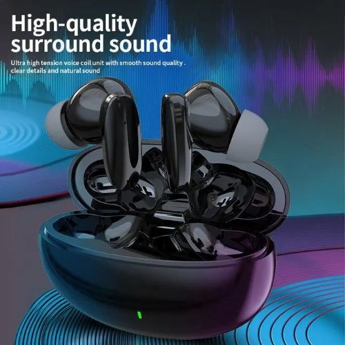 New Amaya TK-05 Wireless Sports Earbuds – Bluetooth 5.0, Sweatproof, Lightweight -- White